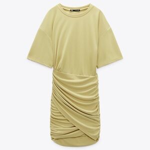 Zara drapped dress